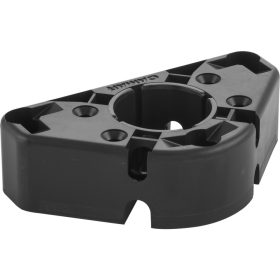   Rögzítő felsőrész Unico perem nélkül, csavarozható, fekete műanyag