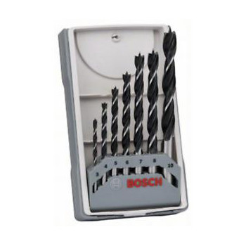 BOSCH 2607017034 7 részes fa csavart fúrószár készlet 3-10 mm