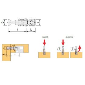 Excenter rúd TE93 QUICK (34mm)