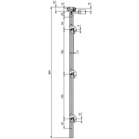 LEHMANN Rúd SVS3 típus 4 (1+3 magasság 579 mm)