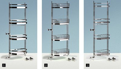 HETTICH 9079864 polcrendszer ajtóra Dispenza Duo 450 mm