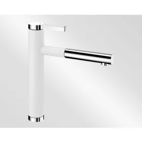 BLANCO 518441 Csaptelep Linee-s fehér/króm Silgranit-look