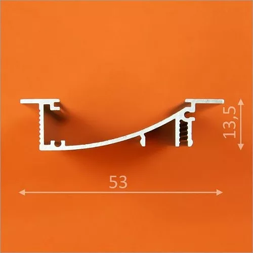 StrongLumio LED profil Flat, eloxált alumínium, 2m