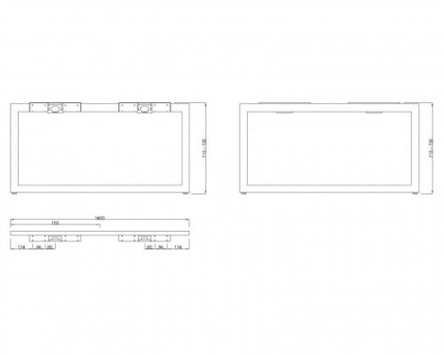 MILADESIGN lábazat Quark Q7214-Z ezüst