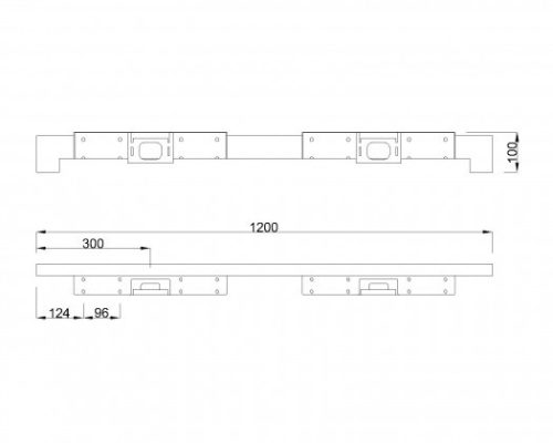 MILADESIGN lábazat alacsony Quark Q7212-K ezüst