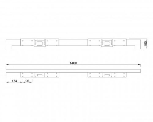 MILADESIGN lábazat alacsony Quark Q7214-K ezüst