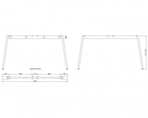 MILADESIGN lábazat Mobilar M6314E–S ezüst