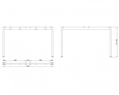 MILADESIGN lábazat Mobilar M6312 ezüst