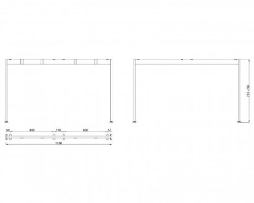 MILADESIGN lábazat Mobilar M6212 ezüst