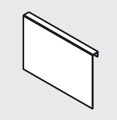 BLUM ZC7A0P0C A-L profil.adapter C fehér