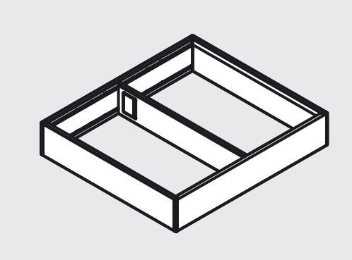 BLUM ZC7S300RHU A-L keret tölgy nebraska