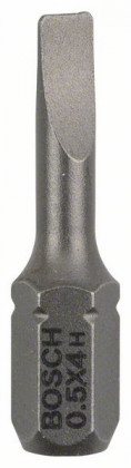 BOSCH 2607001457 Csavarhúzó bit Extra Hard S 0,5x4,0, 25 mm, 3 db