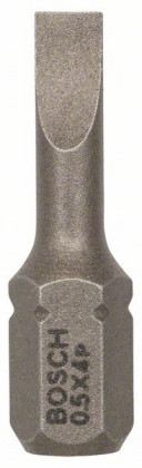 BOSCH 2607001458 Csavarhúzó bit Extra Hard S 0,5x4,0, 25 mm, 25 db