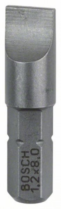 BOSCH 2607001468 Csavarhúzó bit Extra Hard S 1,2x8,0, 25 mm, 3 db