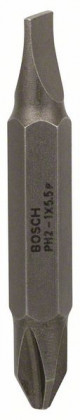 BOSCH 2607001738 Kétoldalas bit S 1,0x5,5; PH2; 45 mm