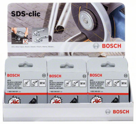 BOSCH 2607019033 Sada matic SDS click (15 ks)