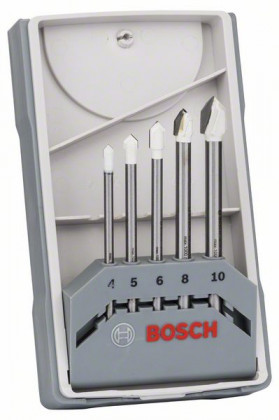 BOSCH 2608587169 CYL-9 kerámia 5 részes csempefúró készlet, 4-10 mm