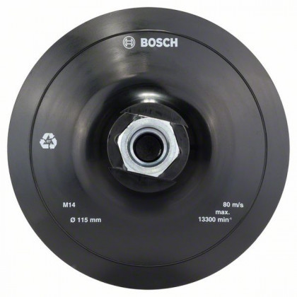 BOSCH 2608601076 Hátlap tépőzáras rendszerrel, 115 mm