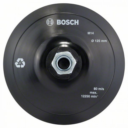 BOSCH 2608601077 Hátlap tépőzáras rendszerrel, 125 mm