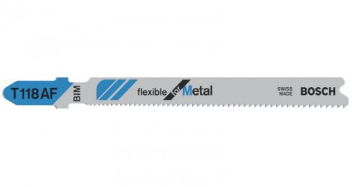 BOSCH 2608634505 Fűrészlap dugattyús fűrészhez T 118 AF Flexible for Metal, 5 db