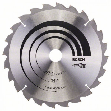 BOSCH 2608640434 Optiline Wood fűrészlap 254 x 30 x 2,0 mm, 24