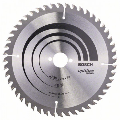 BOSCH 2608640629 Optiline Wood fűrészlap 230 x 30 x 2,8 mm, 48