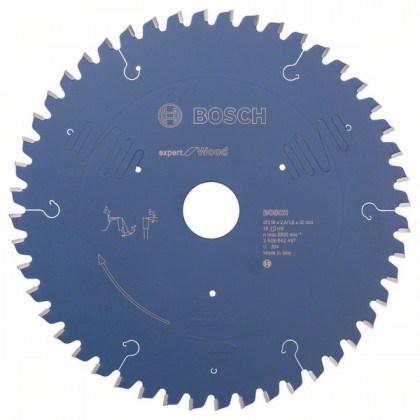 BOSCH 2608642497 Fűrészlap Expert for Wood 216 x 30 x 2,4 mm, 48