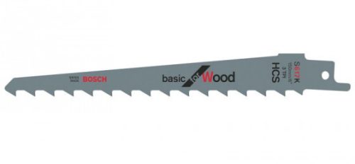 BOSCH 2608650616 Fűrészlap farfűrészhez S 617 K Basic for Wood, 2 db