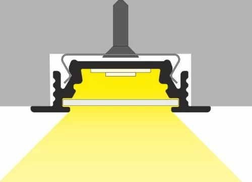 StrongLumio LED profil Groove 10 eloxált alu 4050mm