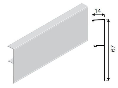 SEVROLL 039790 takaró profil Galaxy 2m