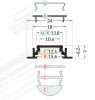 StrongLumio LED profil Groove 10, fehér, 3m