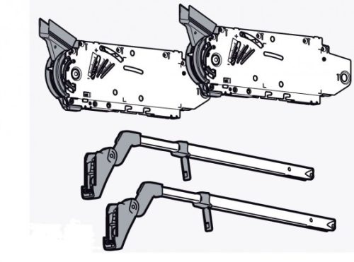 K-BLUM Aventos 20F2200/3200, felnyitó+kar