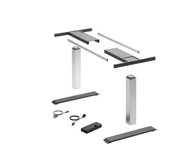 HETTICH 9193251 LegaDrive LegaDrive Systems asztallábazat Basic, szett, ezüst