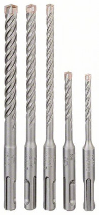 BOSCH 2608833910 5 részes ütvefúró készlet SDS plus-5X, 5/6/6/8/10 mm