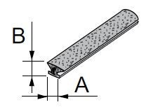 SEVROLL 20082-BL porkefe 4,8x9mm szürke