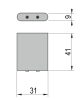 StrongLumio alu ajtóérzékelő, 12/24V 48/96W 4A ,Mini csatlakozókkal, ezüst