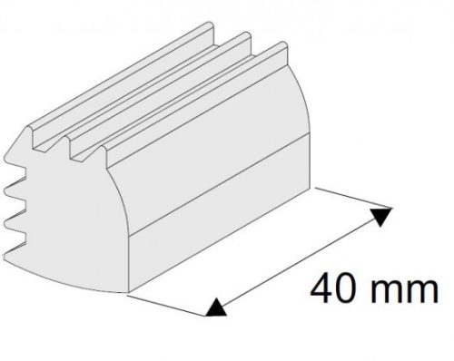 SEVROLL 20361  rögzítő ék Blue 40db (üveg 4mm)