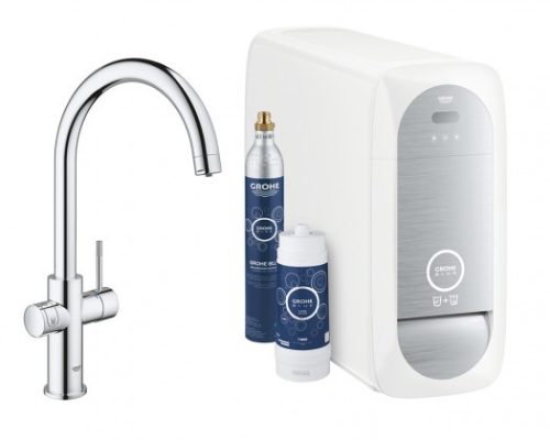 GROHE 31454AL01 Blue Homeinduló induló készlet L-csapcső hard graphite