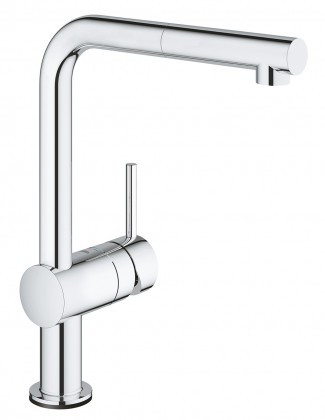 GROHE Csaptelep konyhába Minta Touch kihúzható levegőztető króm 31360001