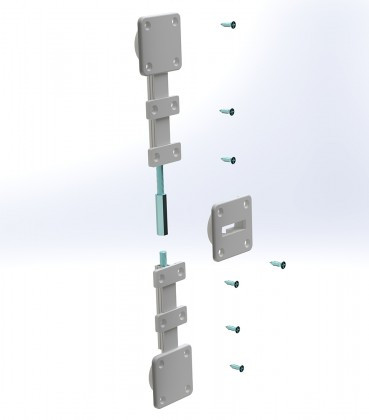 StrongLine Ajtómerevítő max. 2250mm fehér