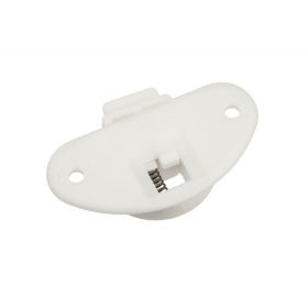 STRONG műanyag ajtóvasalat felső csúszka fehér