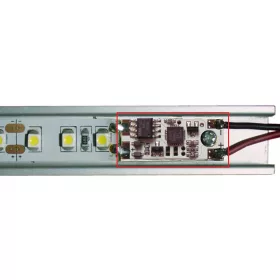   StrongLumio LED kapcsoló/dimmelő profilba 12/24V LED kijelző nélkül
