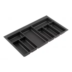   Evőeszköztató Classico Kristal softTouch (722x424mm) fekete