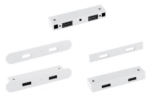 STRONG USB töltő, 2 x töltő kimenet, fehér