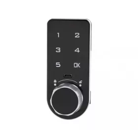   StrongLocks Elektronikus billentyűzetes zár gombokkal, fekete, jobb oldali,
