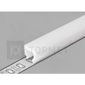   StrongLumio takaróprofil HI8 LED profilhoz rápattintós tejfehér 3m