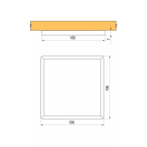 LED spotlámpa CIRAT 12V 3W fekete/hideg fehér