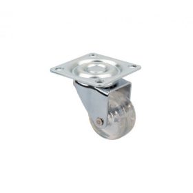   StrongCastors Kerék TOP-E, átm. 35 mm, átlátszó sötét, fék nélkül