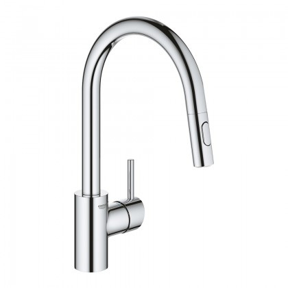 GROHE Concetto konyhai csaptelep kettős zuhanyzóval, króm 31483002