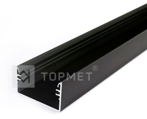 TM-profil LED Lowi alu fekete 2000mm